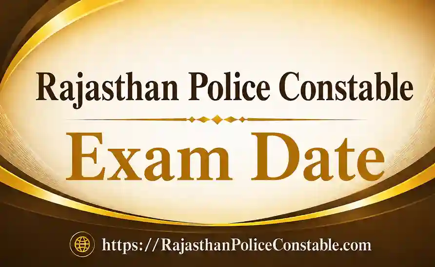 Rajasthan Police Constable Exam Date 2027